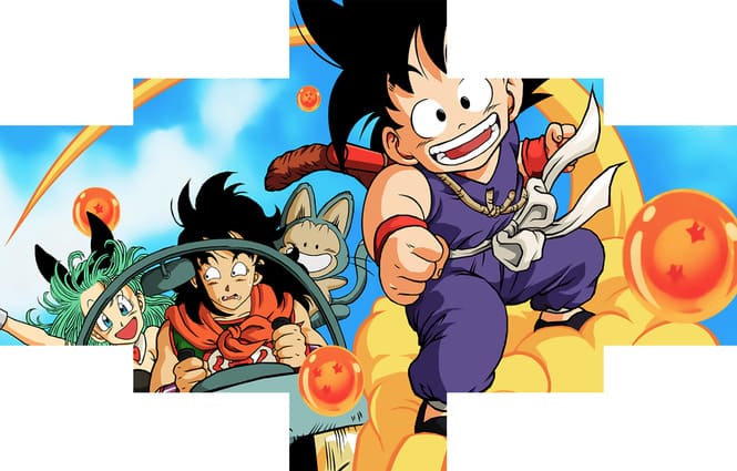 Cuadros Composición de Goku Dragon Ball - Chile Cuadros