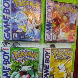 Set 4 Cuadros Pokemon Game Boy